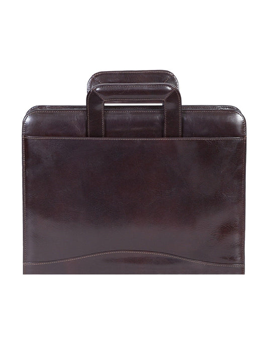 Scully Leather 3 ring zip binder w/drop handles - Flyclothing LLC