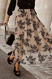 Embroidered High Waist Maxi Skirt - Trendsi - Flyclothing LLC