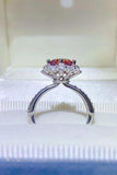 2 Carat Moissanite 925 Sterling Silver Halo Ring - Trendsi - Flyclothing LLC