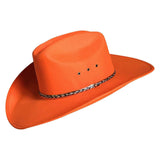 Sierra Ultra-Felt Blaze Orange Western Cowboy Hat - Rockmount Clothing - Flyclothing LLC