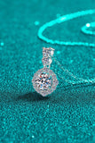 1 Carat Moissanite 925 Sterling Silver Necklace - Trendsi - Flyclothing LLC
