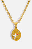 Stainless Steel 18K Gold-Plated Necklace - Trendsi - Flyclothing LLC