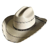 Premium Palm Straw Cattleman Western Cowboy Hat with Chin Cord - Rockmount Clothing - Flyclothing LLC