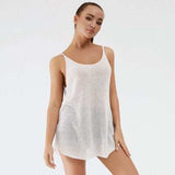 Scoop Neck Spaghetti Strap Knit Cami - Trendsi - Flyclothing LLC