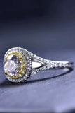 Two-Tone Moissanite Ring - Trendsi - Flyclothing LLC