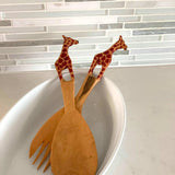 Giraffe Salad Serving Set - Jedando - Flyclothing LLC