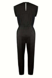 Drawstring Round Neck Sleeveless Jumpsuit - Trendsi - Flyclothing LLC