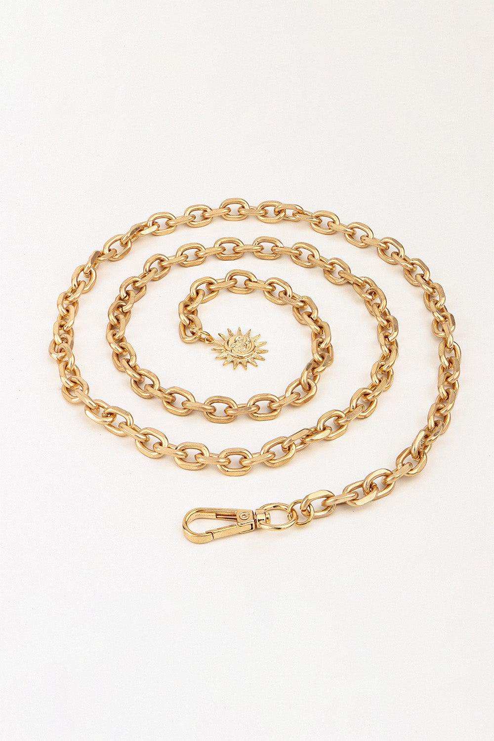 Sun Iron Chain Belt - Trendsi - Flyclothing LLC