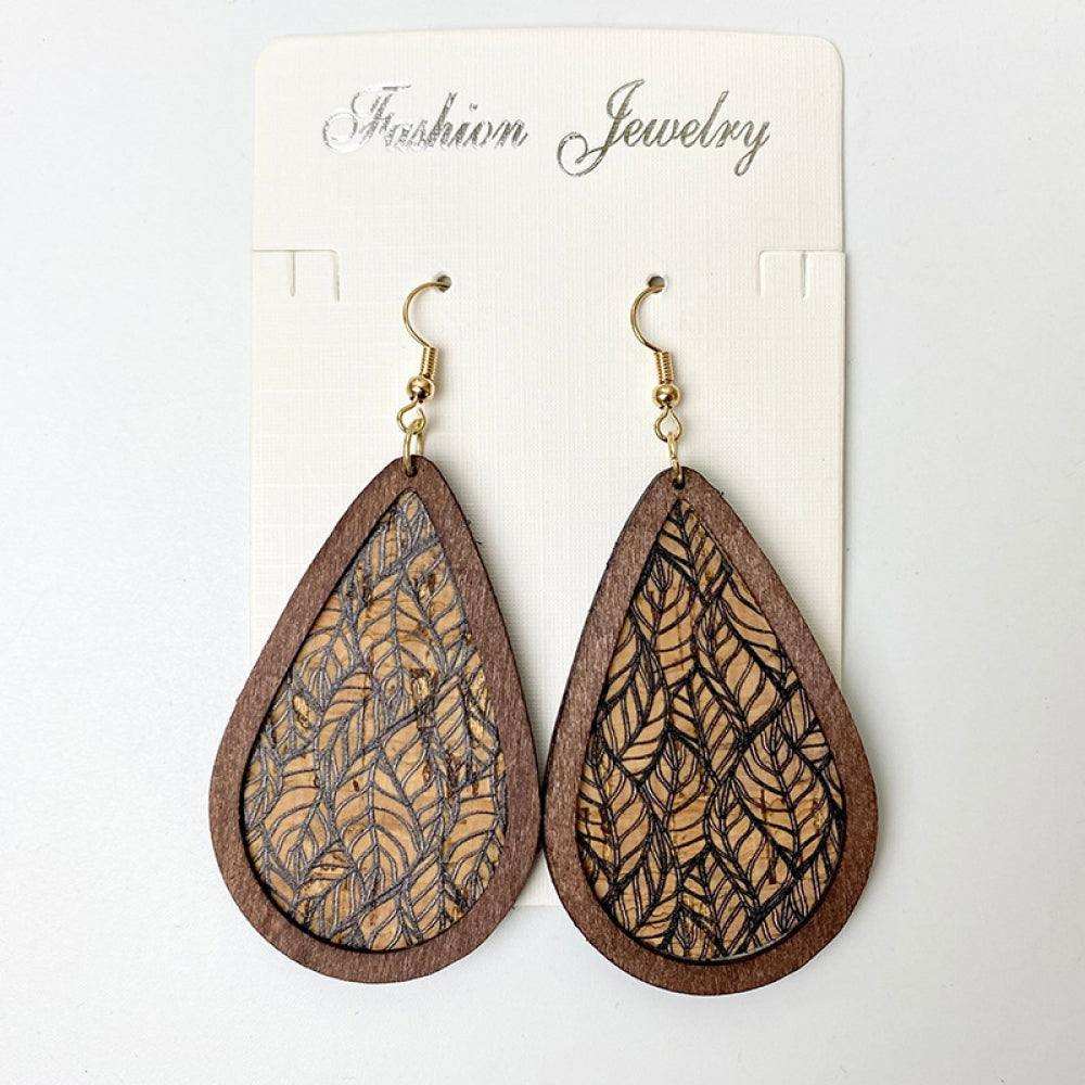 Teardrop Dangle Earrings - Trendsi - Flyclothing LLC