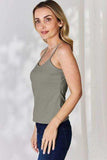 Basic Bae Full Size Round Neck Slim Cami - Trendsi - Flyclothing LLC