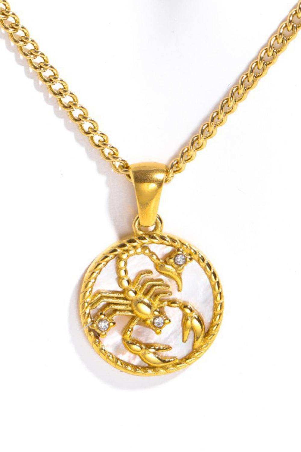 Constellation Pendant Stainless Steel Necklace - Trendsi - Flyclothing LLC