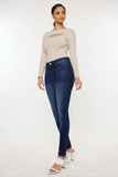 Kancan Mid Rise Gradient Skinny Jeans - Trendsi - Flyclothing LLC