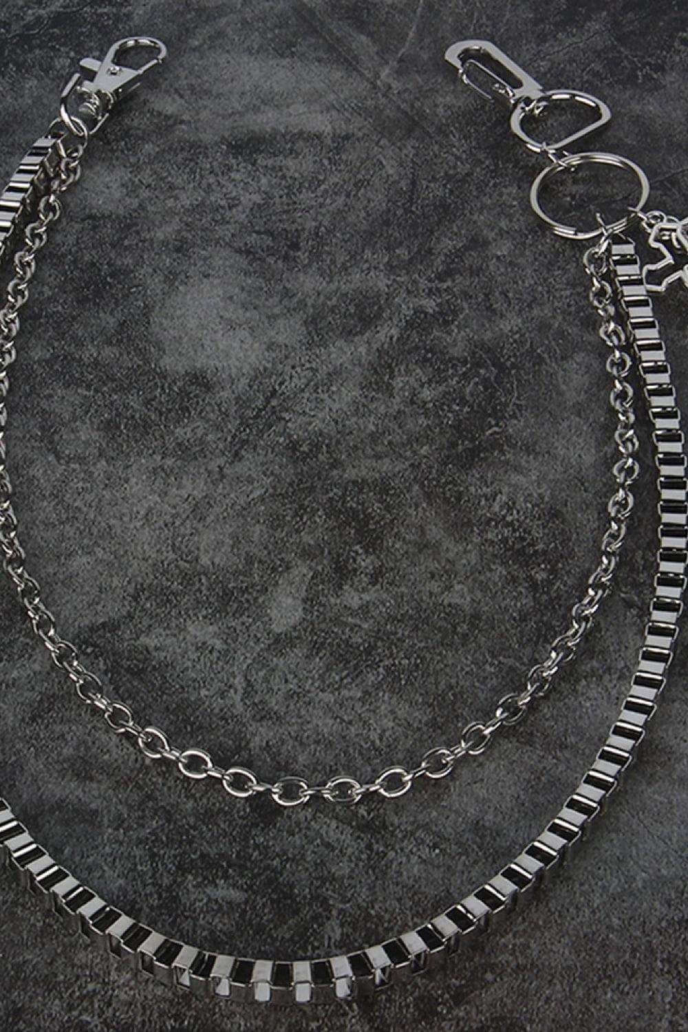 Double-Layered Cross Waist Chain - Trendsi - Flyclothing LLC