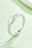 Moissanite 925 Sterling Silver Solitaire Ring - Trendsi - Flyclothing LLC