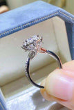 2 Carat Moissanite 925 Sterling Silver Ring - Trendsi - Flyclothing LLC