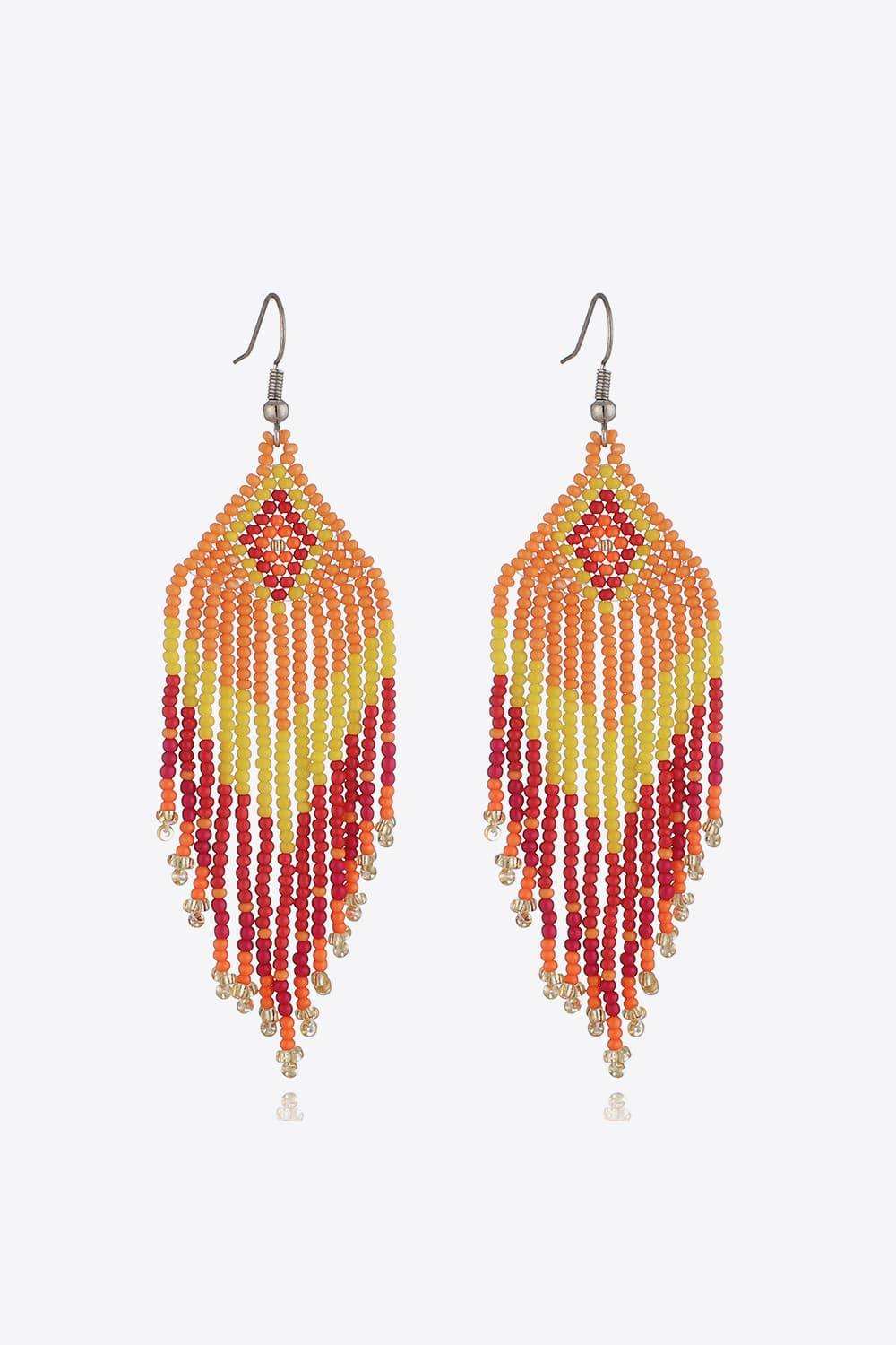 Beaded Dangle Earrings - Trendsi - Flyclothing LLC