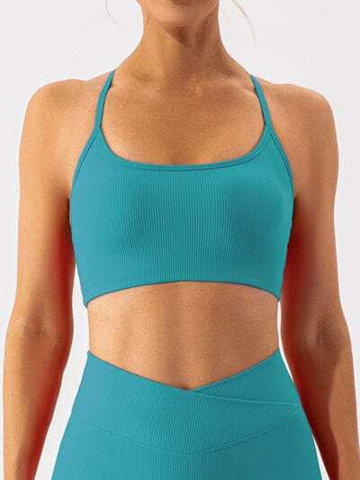 Spaghetti Strap Active Bra - Trendsi - Flyclothing LLC