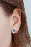 Stuck On You 4 Carat Moissanite Stud Earrings - Trendsi - Flyclothing LLC