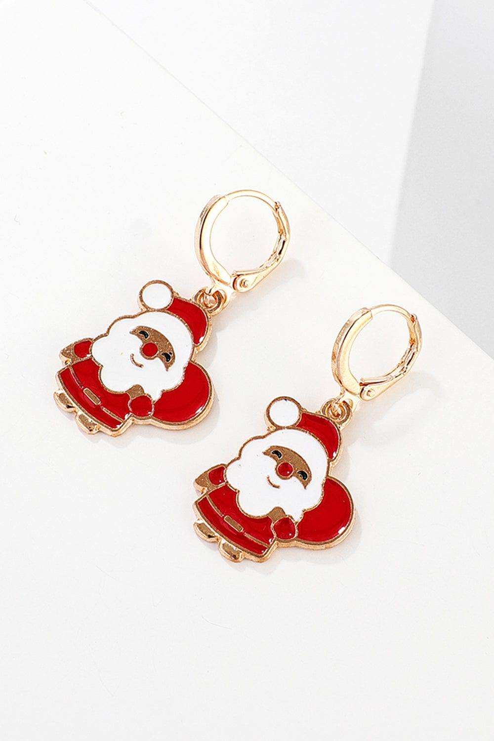 Christmas Theme Alloy Earrings - Trendsi - Flyclothing LLC