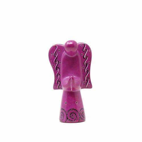 Soapstone Angel Sculptures, Fushia - SMOLArt - Flyclothing LLC