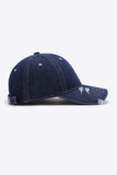 Distressed Adjustable Baseball Cap - Trendsi - Flyclothing LLC