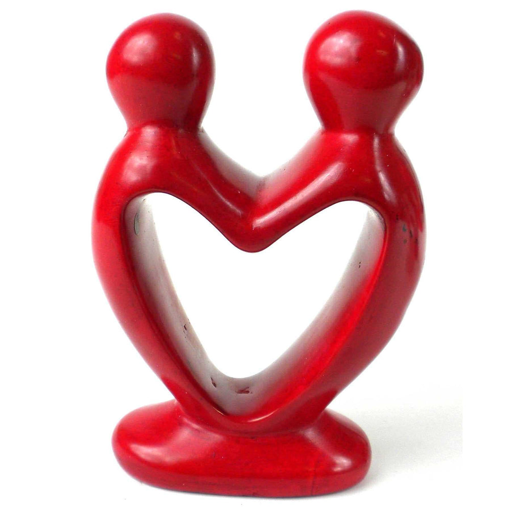Soapstone Lovers Heart Red - 4 Inch - SMOLArt - Flyclothing LLC