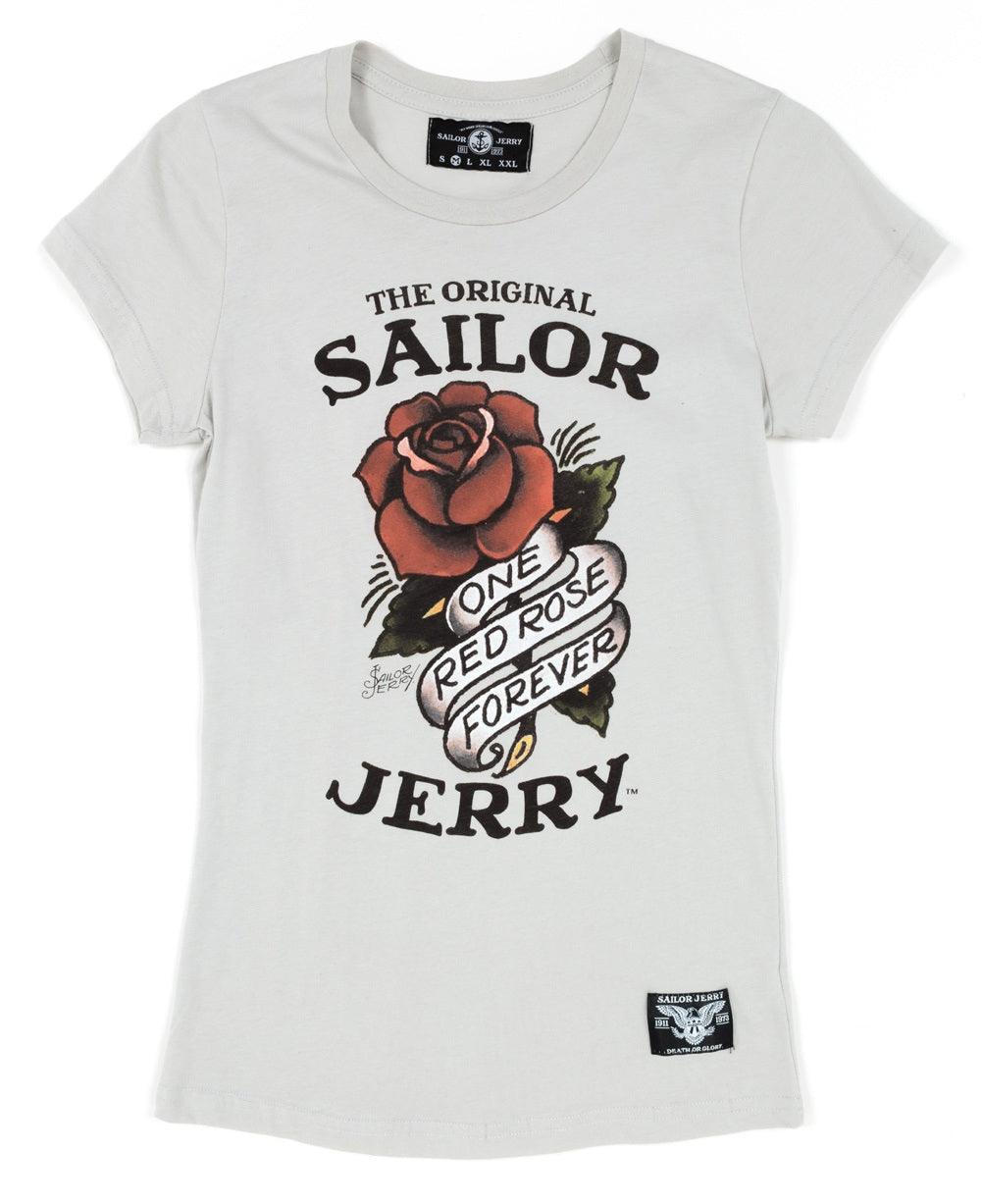 Myre Hilse Adelaide Sailor Jerry One Rose Tee | Sailor Jerry Clothing | SJ-ONEROSE | Free  Shipping – Flyclothing LLC