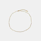 Freshwater Pearl 18K Gold-Plated Necklace - Trendsi - Flyclothing LLC