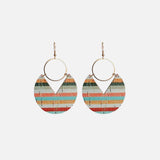 Ms.Pac-Man Shape Wooden Dangle Earrings - Trendsi - Flyclothing LLC