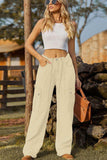 Loose Fit Drawstring Jeans with Pocket - Trendsi - Flyclothing LLC