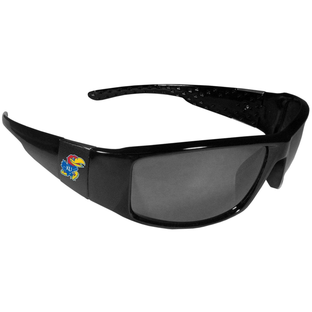 Kansas Jayhawks Black Wrap Sunglasses - Siskiyou Buckle - Flyclothing LLC