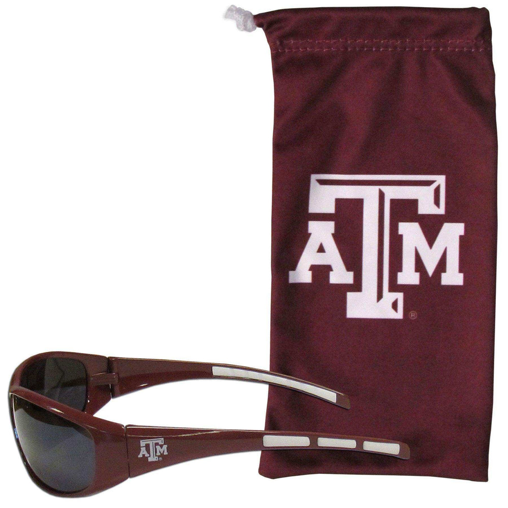 Texas A & M Aggies Sunglass and Bag Set - Siskiyou Buckle - Flyclothing LLC
