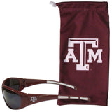 Texas A & M Aggies Sunglass and Bag Set - Siskiyou Buckle - Flyclothing LLC