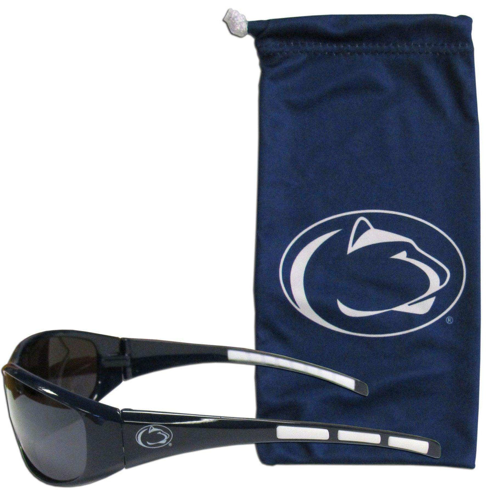 Penn St. Nittany Lions Sunglass and Bag Set - Siskiyou Buckle - Flyclothing LLC