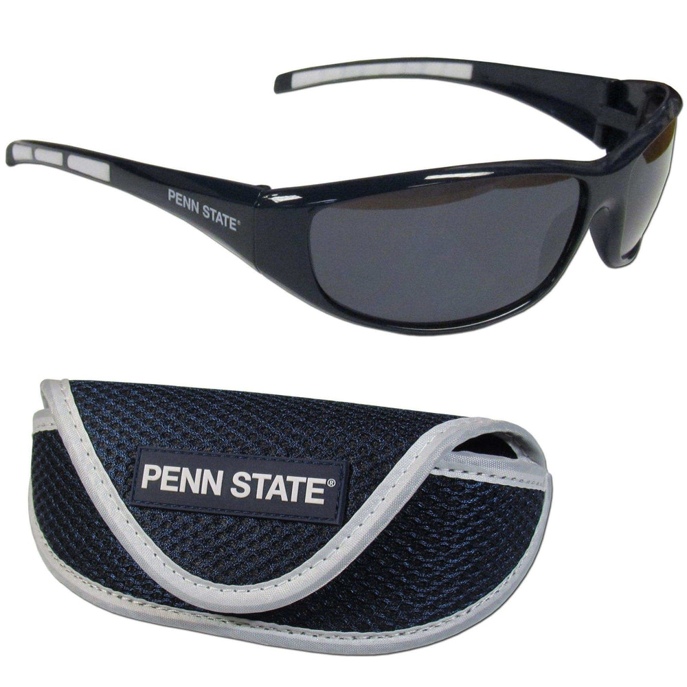 Penn St. Nittany Lions Wrap Sunglass and Case Set - Siskiyou Buckle - Flyclothing LLC