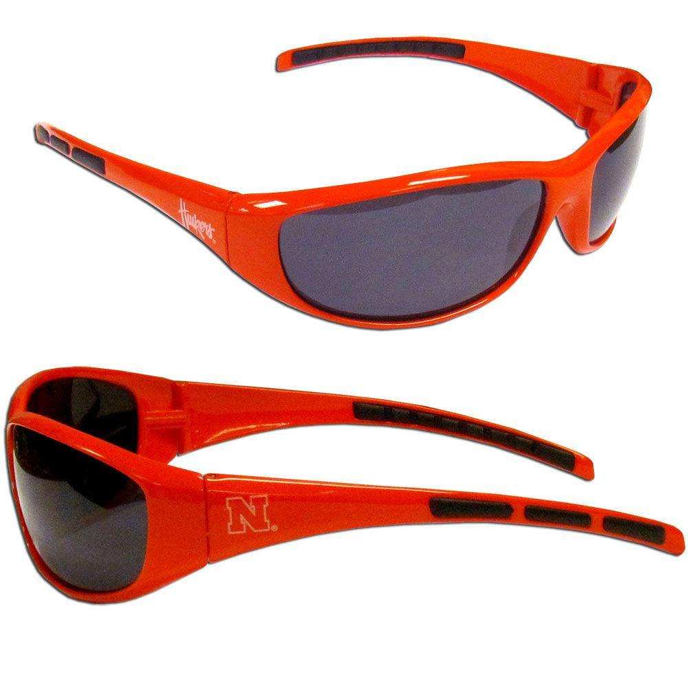 Nebraska Cornhuskers Wrap Sunglasses - Siskiyou Buckle - Flyclothing LLC
