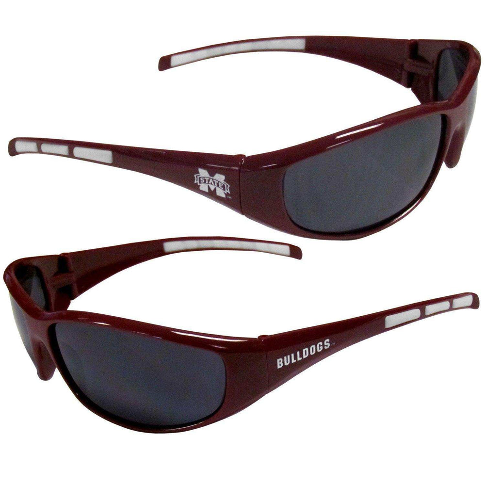 Mississippi St. Bulldogs Wrap Sunglasses - Siskiyou Buckle - Flyclothing LLC