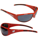 Wisconsin Badgers Wrap Sunglasses - Siskiyou Buckle - Flyclothing LLC