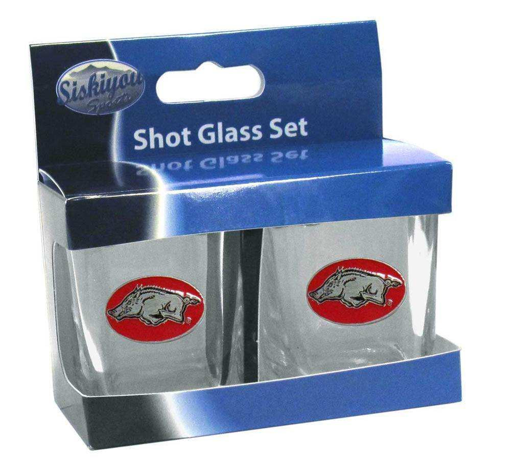 Arkansas Razorbacks Shot Glass Set - Siskiyou Buckle - Flyclothing LLC