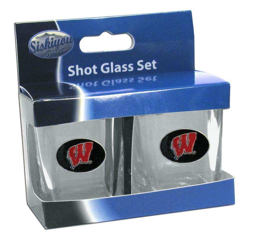 Wisconsin Badgers Shot Glass Set - Siskiyou Buckle - Flyclothing LLC