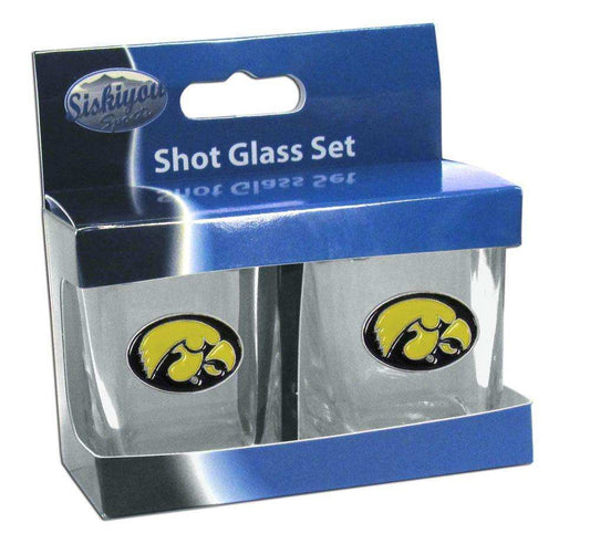 Iowa Hawkeyes Shot Glass Set - Siskiyou Buckle - Flyclothing LLC