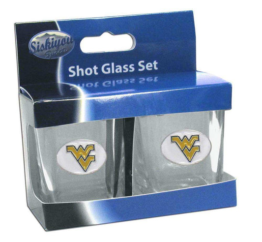 W. Virginia Mountaineers Shot Glass Set - Siskiyou Buckle - Flyclothing LLC