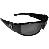 Las Vegas Raiders Black Wrap Sunglasses - Siskiyou Buckle - Flyclothing LLC