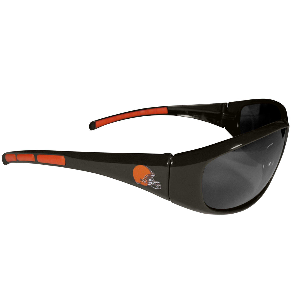 Cleveland Browns Wrap Sunglasses - Siskiyou Buckle - Flyclothing LLC