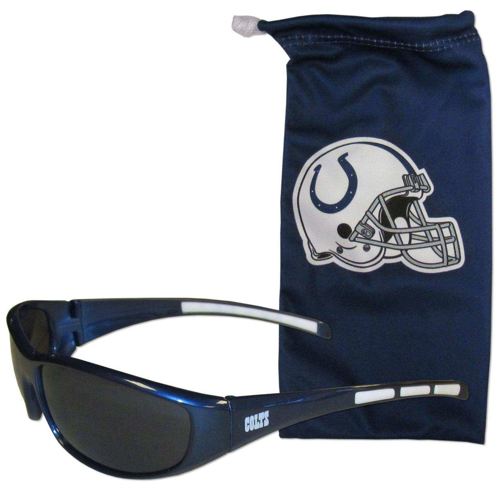Indianapolis Colts Sunglass and Bag Set - Siskiyou Buckle - Flyclothing LLC