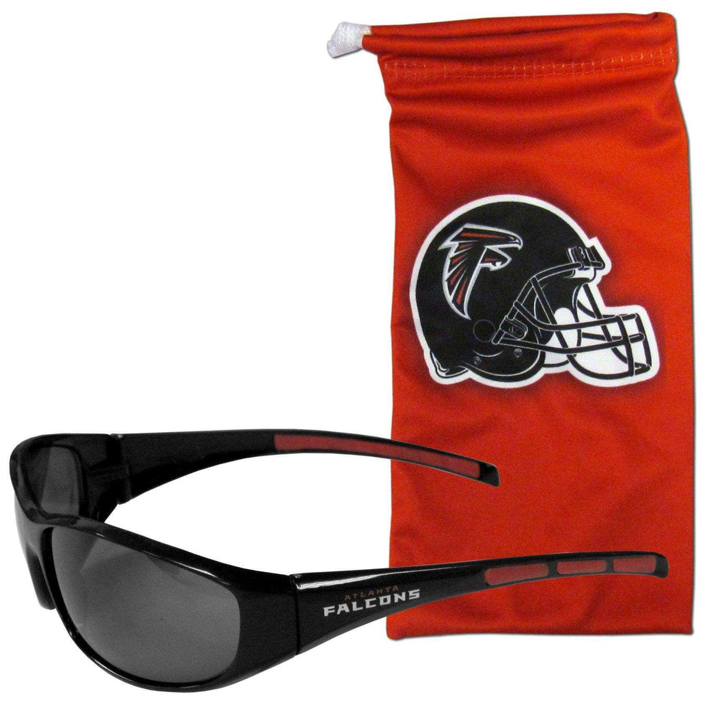 Atlanta Falcons Sunglass and Bag Set - Siskiyou Buckle - Flyclothing LLC