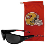 San Francisco 49ers Sunglass and Bag Set - Siskiyou Buckle - Flyclothing LLC