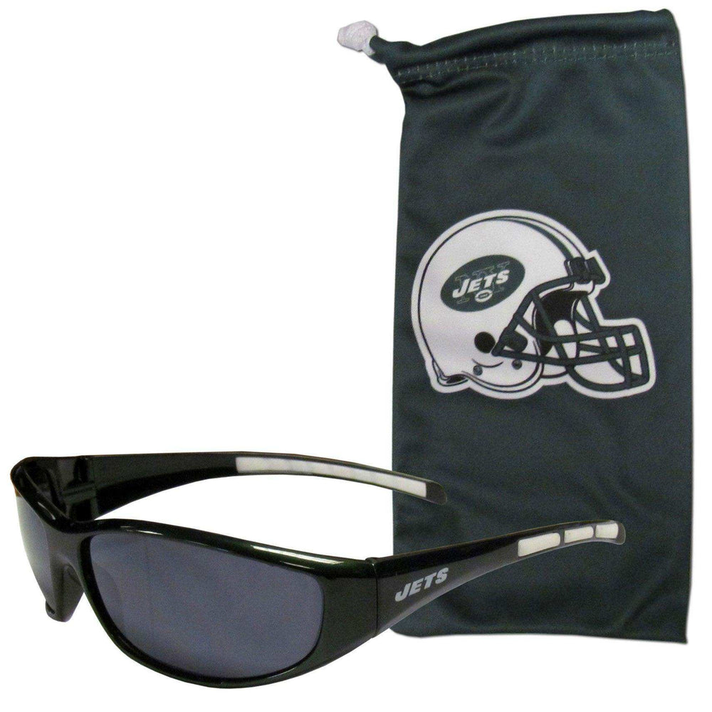 New York Jets Sunglass and Bag Set - Siskiyou Buckle - Flyclothing LLC
