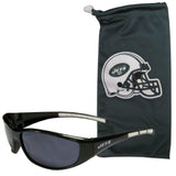 New York Jets Sunglass and Bag Set - Siskiyou Buckle - Flyclothing LLC
