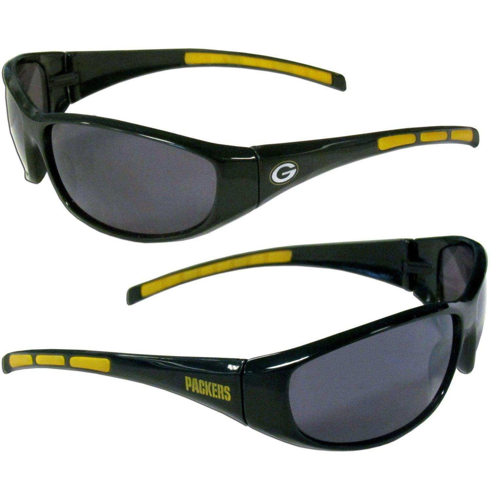 Green Bay Packers Wrap Sunglasses - Siskiyou Buckle - Flyclothing LLC